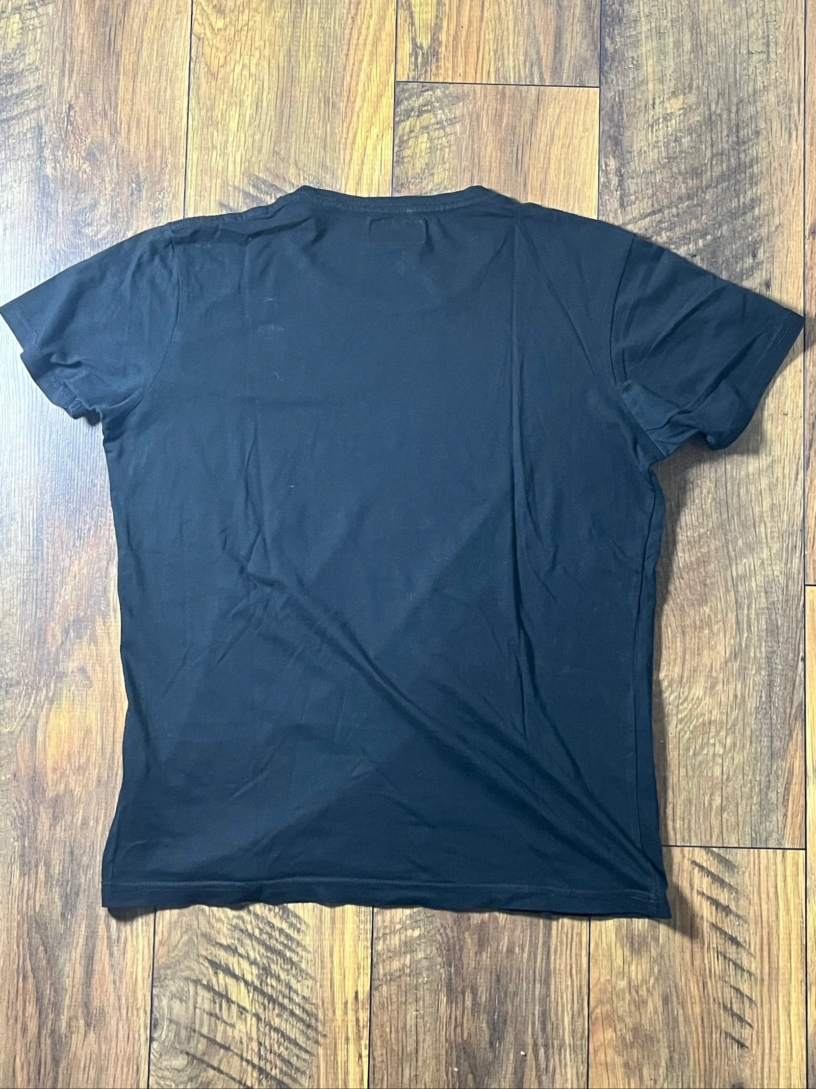 Vintage embossed logo black t-shirt - Kaporal - size L - good condition – photo 8